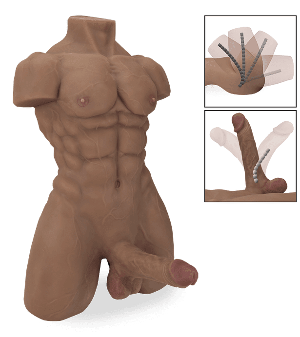 Masturbateur torse