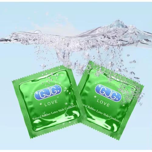 Préservatifs masculin aromatisé lubrifié ultra-mince (Lot de 3)